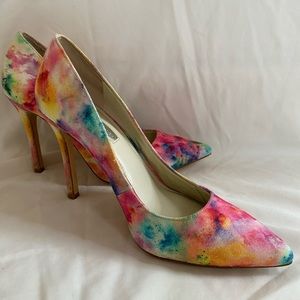 BCBG Watercolor Heels
